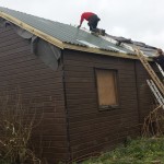 shed roof being replaced in 2014